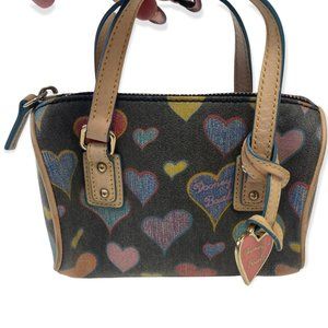 Dooney & Bourke Mini Multi-Color Heart Bag